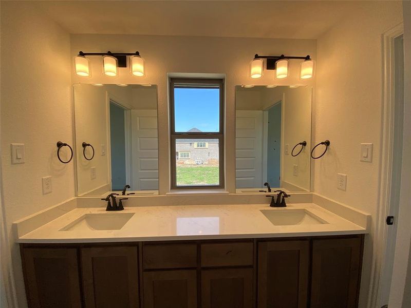 Jack & Jill bath #3 with 2 vanities Jack & Jill bath #3 with 2 vanities