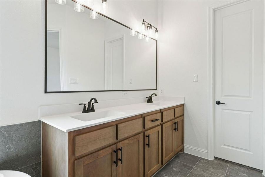 Furnished interior view inside a new home in Timberbrook, Justin (Image 11).