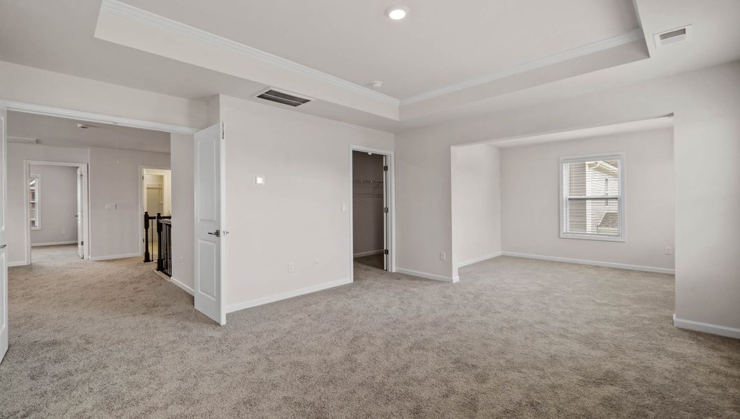 Spacious, unfurnished interior of a new home in Campbell Ridge, Piedmont (Image 29). Spacious, unfurnished interior of a new home in Campbell Ridge, Piedmont (Image 29).
