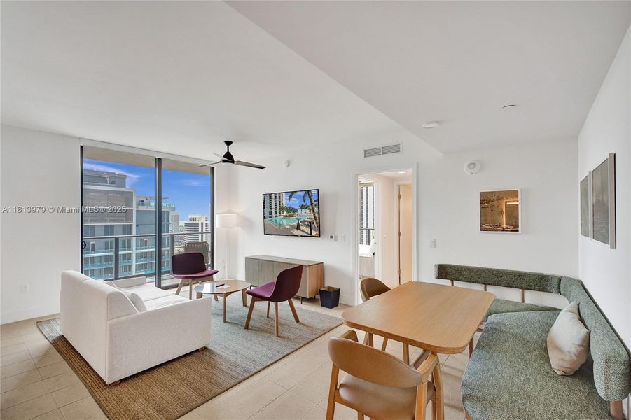 Furnished interior view inside a new home in Natiivo Miami, Miami (Image 21).