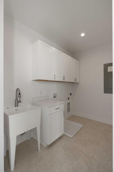 Furnished interior view inside a new home in , Isle Of Palms (Image 9). Furnished interior view inside a new home in , Isle Of Palms (Image 9).