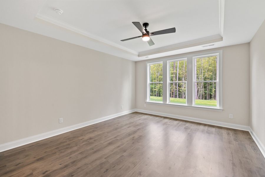 Representative unfurnished interior of a home built from the The Chandler by RobuckHomes in Baylee Ridge, Selma (Image 193).
