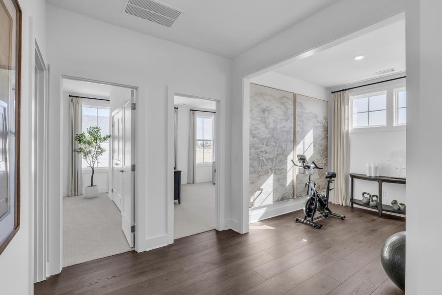 Furnished interior view inside a new home in Wildflower, Chattanooga (Image 12).