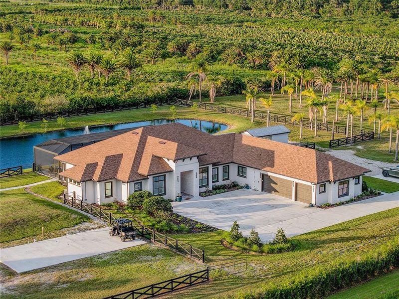 Front exterior of a new home in , Oviedo, FL, highlighting curb appeal (Image 1). Front exterior of a new home in , Oviedo, FL, highlighting curb appeal (Image 1).