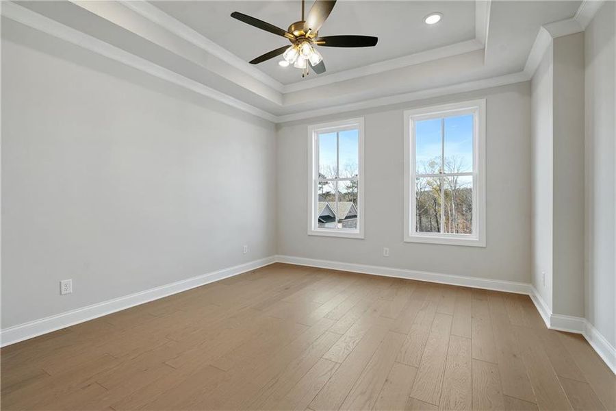 Spacious, unfurnished interior of a new home in Ward's Crossing Townhomes, Johns Creek (Image 23). Spacious, unfurnished interior of a new home in Ward's Crossing Townhomes, Johns Creek (Image 23).