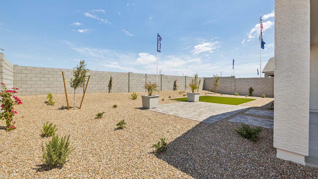 Exterior details and patio area of a home in Remington, Buckeye (Image 20).