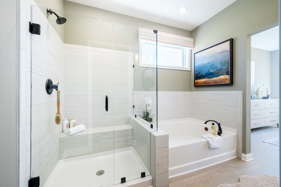 Representative furnished interior of a home built from the Magnolia by Fischer Homes in Vista Hills, Louisville (Image 27).