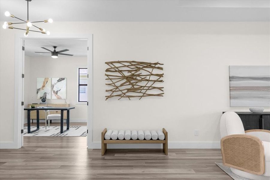 Furnished interior view inside a new home in , Rotonda West (Image 8).