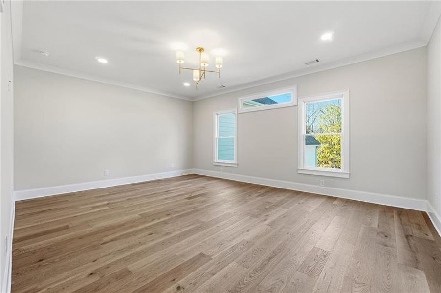Spacious, unfurnished interior of a new home in , Marietta (Image 25).