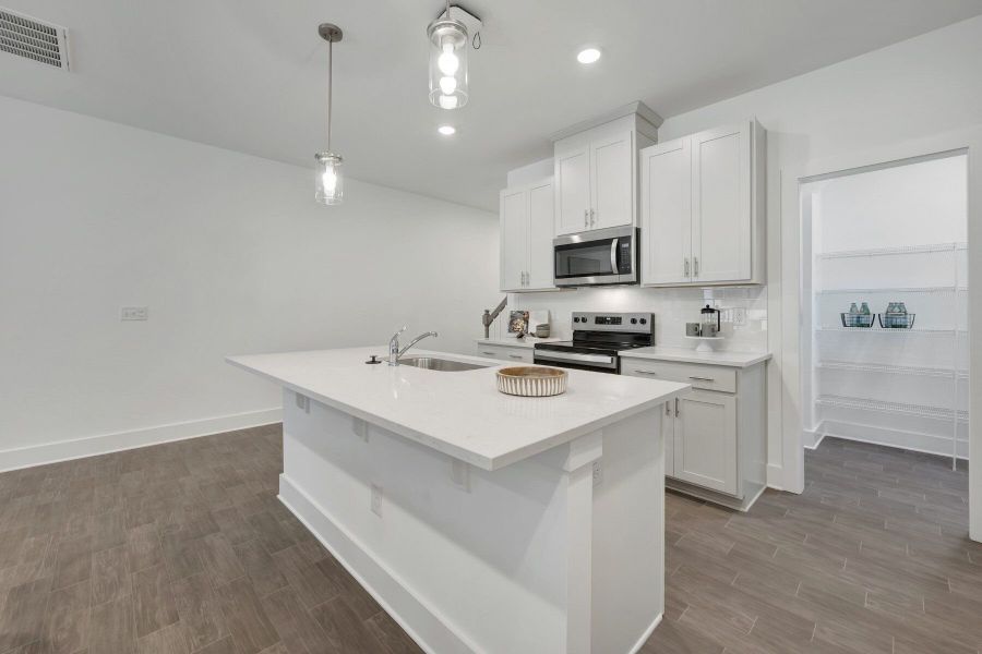 Representative furnished interior of a home built from the Aurora by Mattamy Homes in Ashmore Townes, Garner (Image 8).