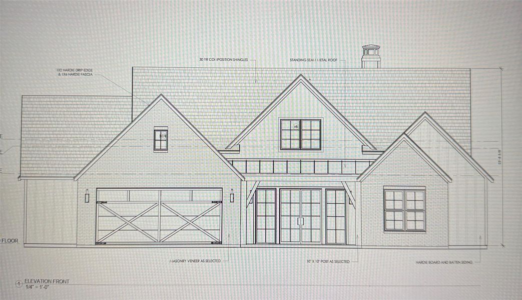 Exterior rendering of this home design in , Dayton, TX (Image 5). Exterior rendering of this home design in , Dayton, TX (Image 5).