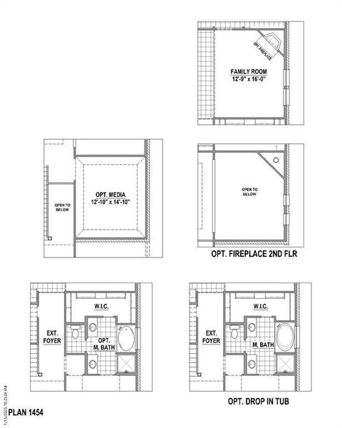 Floor plan options Floor plan options