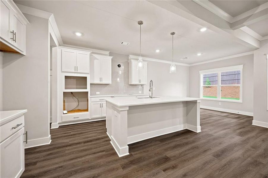 Furnished interior view inside a new home in Pinecrest Ridge, Dacula (Image 9).