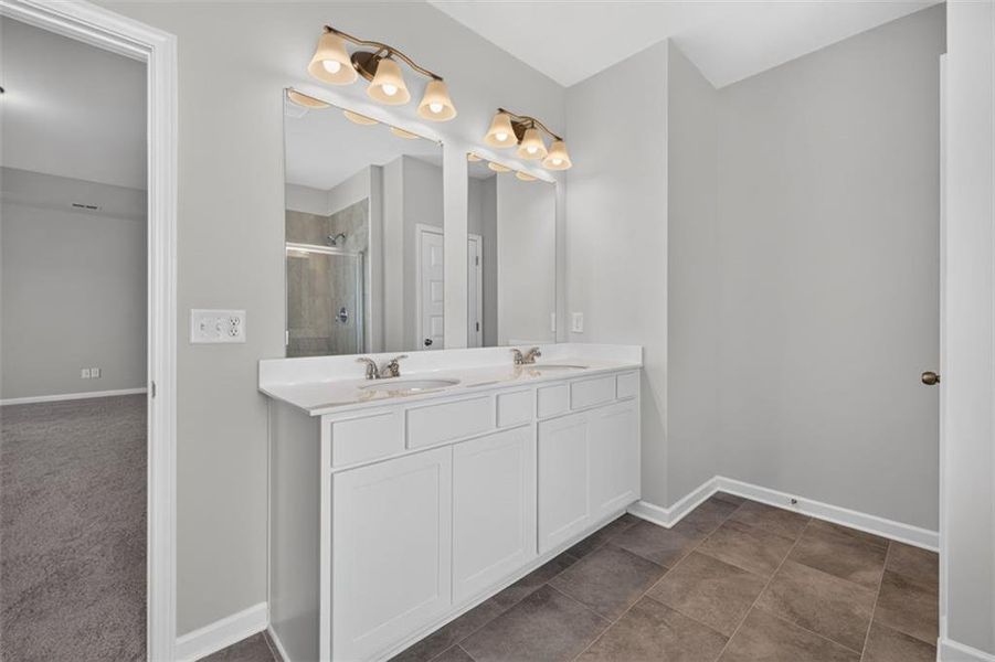 Furnished interior view inside a new home in The Stiles, Cartersville (Image 8).