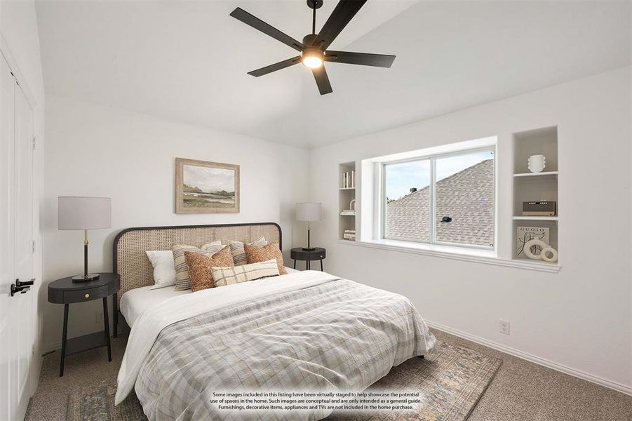 Furnished interior view inside a new home in Bear Creek Classic 60, Lavon (Image 20).