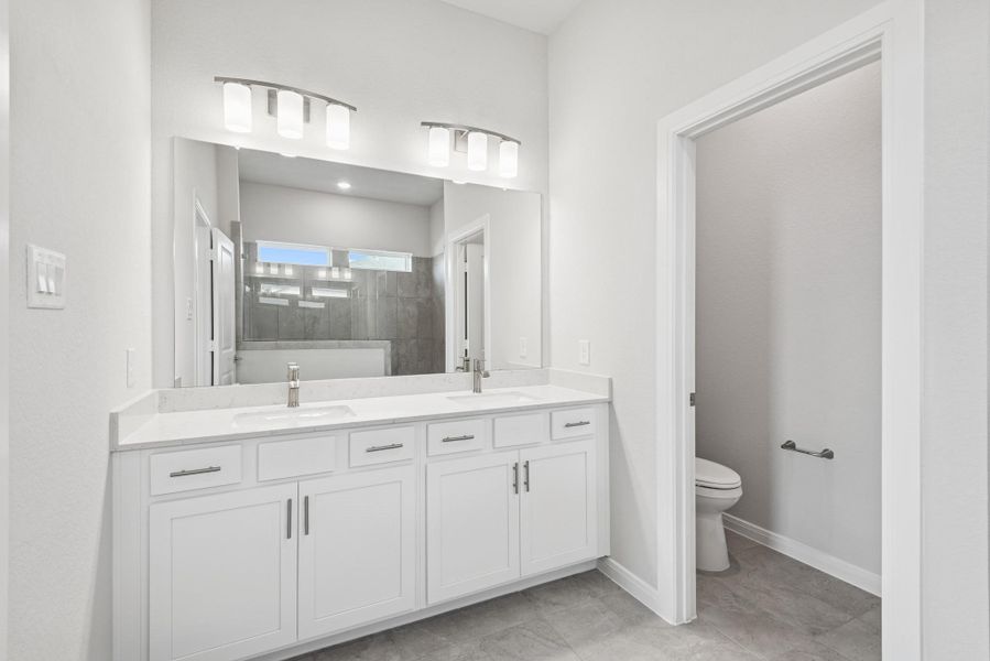 Furnished interior view inside a new home in The Grand Prairie 50’, Hockley (Image 11). Furnished interior view inside a new home in The Grand Prairie 50’, Hockley (Image 11).