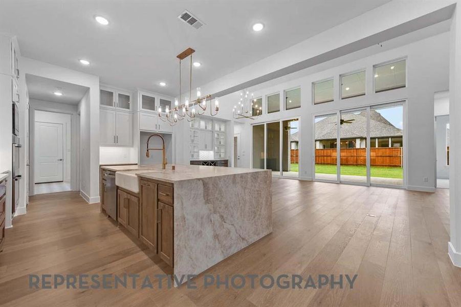 Furnished interior view inside a new home in Mosaic, Celina (Image 4).