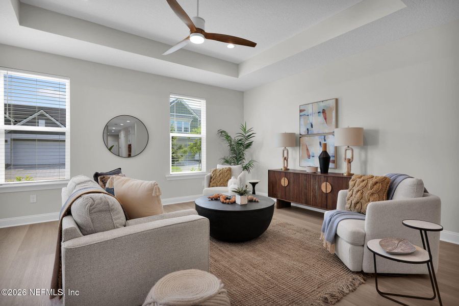 Furnished interior view inside a new home in , Ponte Vedra (Image 46). Furnished interior view inside a new home in , Ponte Vedra (Image 46).