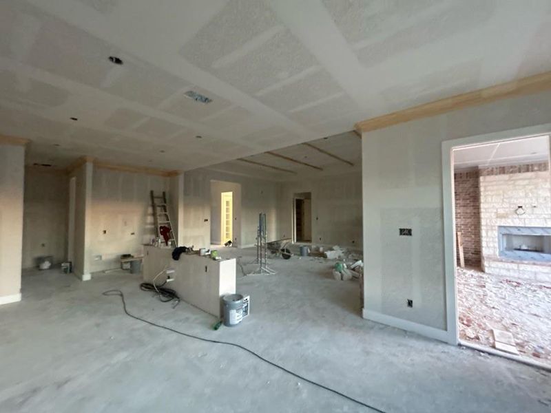 In-progress construction of a new home in Creekview Addition, Van Alstyne, TX (Image 7). In-progress construction of a new home in Creekview Addition, Van Alstyne, TX (Image 7).