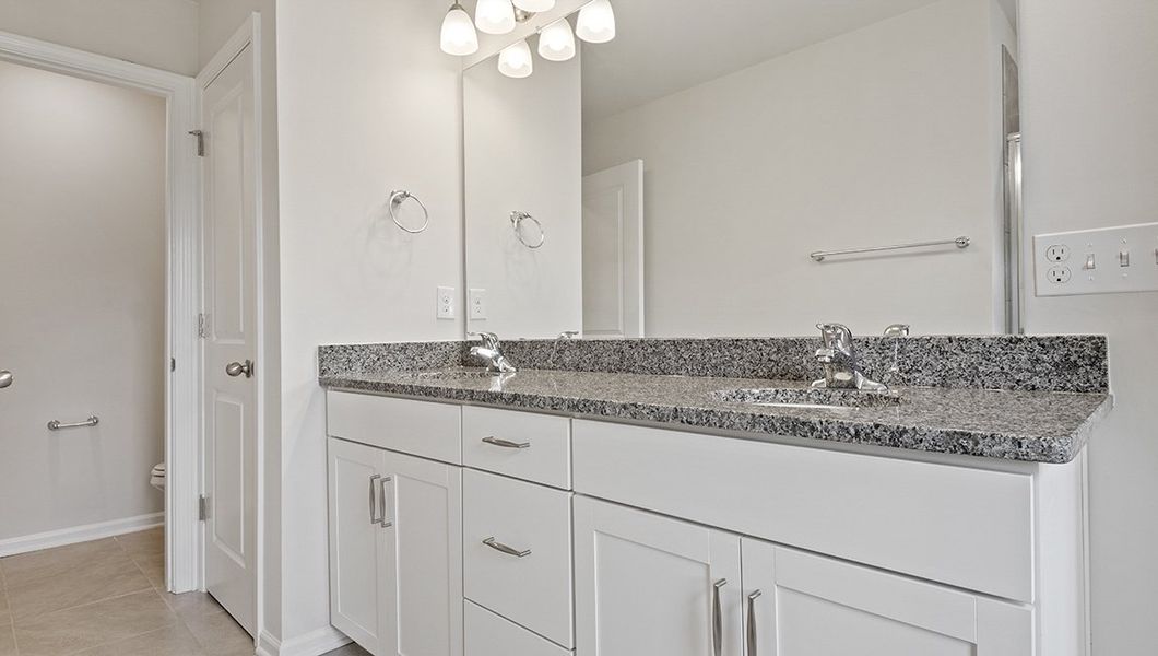 Furnished interior view inside a new home in Townes at Tap Root Farms, Fletcher (Image 7). Furnished interior view inside a new home in Townes at Tap Root Farms, Fletcher (Image 7).