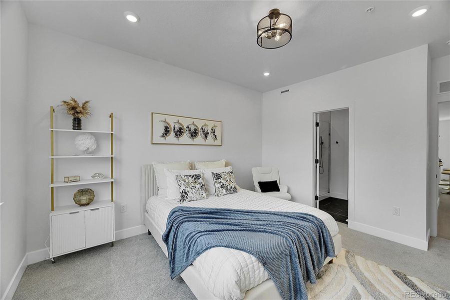Furnished interior view inside a new home in , Arvada (Image 17).