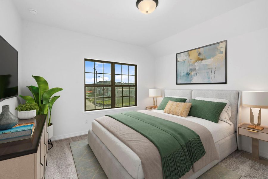 Furnished interior view inside a new home in Brookewater, Rosenberg (Image 13).