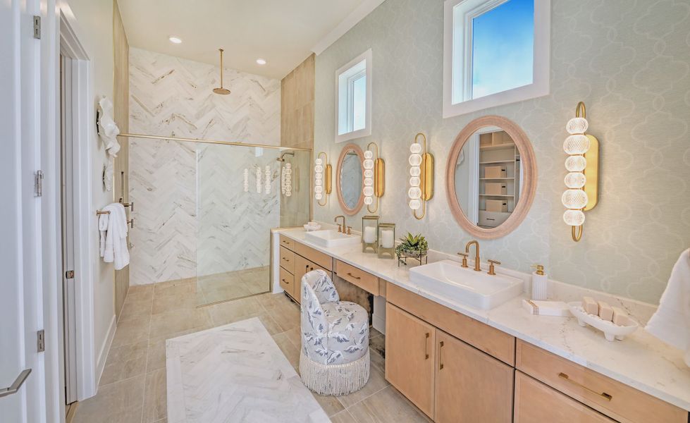 Furnished interior view inside a new home in Weslyn Park at Sunbridge, St. Cloud (Image 21).