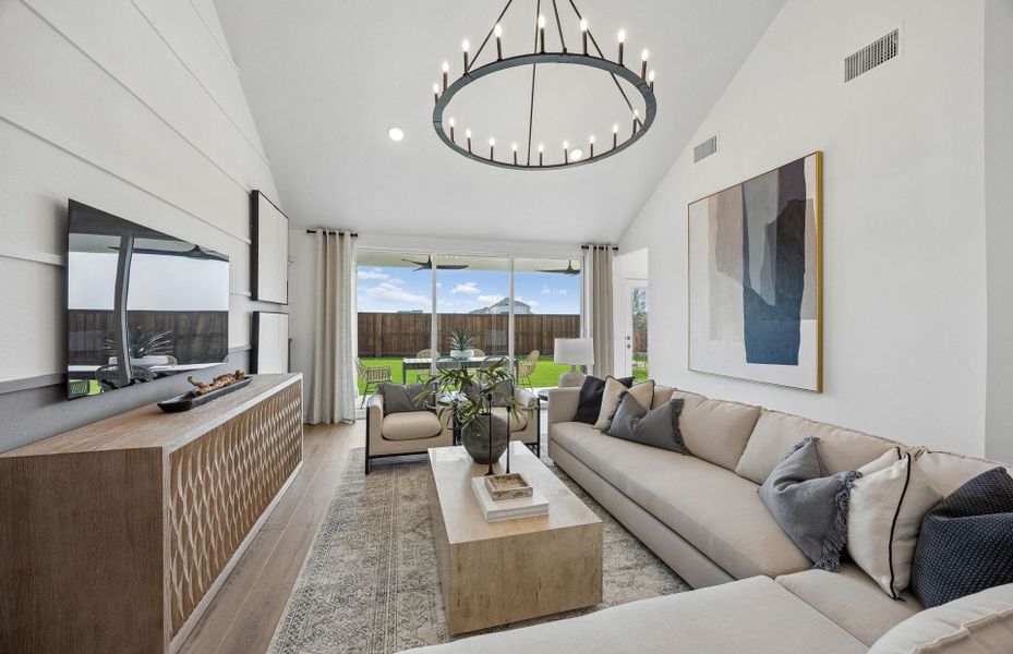 Representative furnished interior of a home built from the Rainier by Pulte Homes in Wilson Creek Meadows, Celina (Image 16).