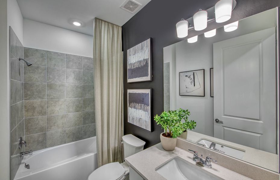 Furnished interior view inside a new home in The Strand at Cedar Grove, North Port (Image 10).
