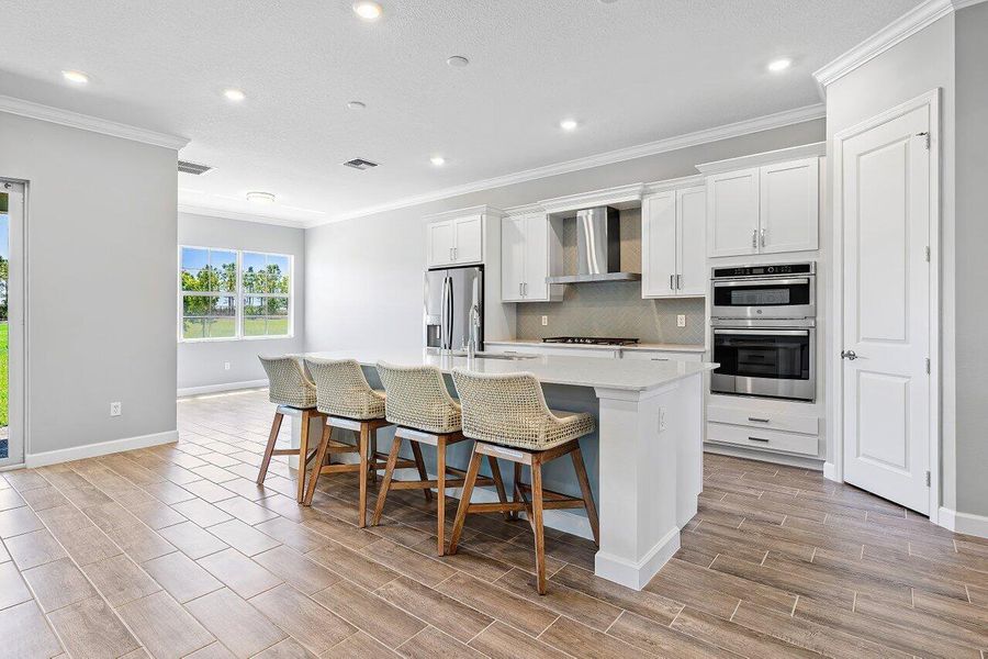 Furnished interior view inside a new home in , Loxahatchee (Image 3).