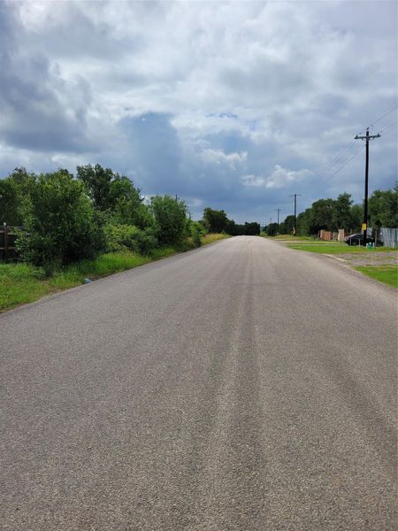 A tranquil, tree-lined gravel driveway leads to a charming structure nestled amidst nature. A tranquil, tree-lined gravel driveway leads to a charming structure nestled amidst nature.