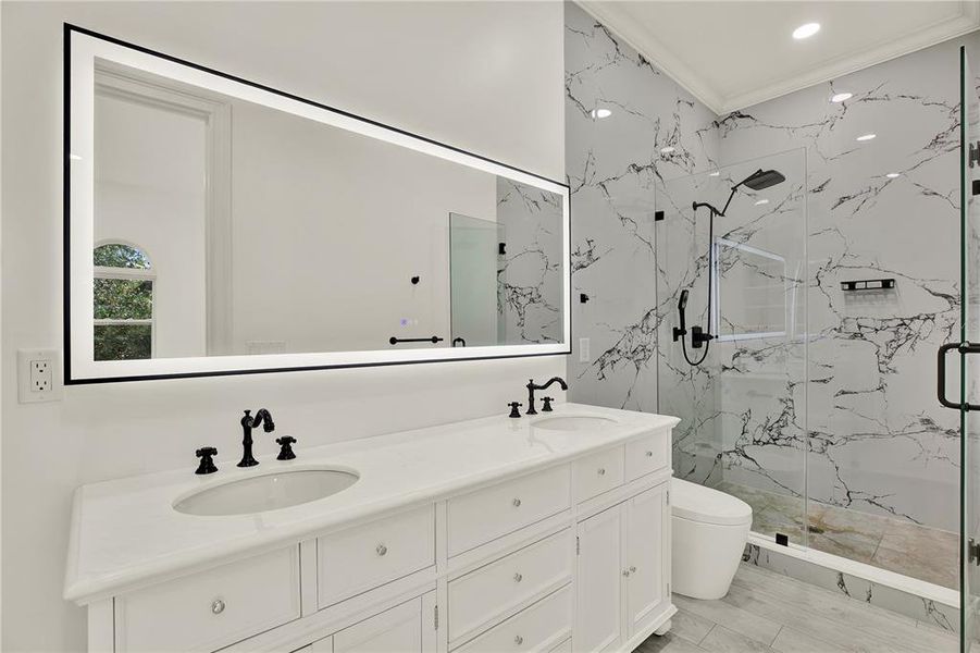 Furnished interior view inside a new home in , Tampa (Image 8).