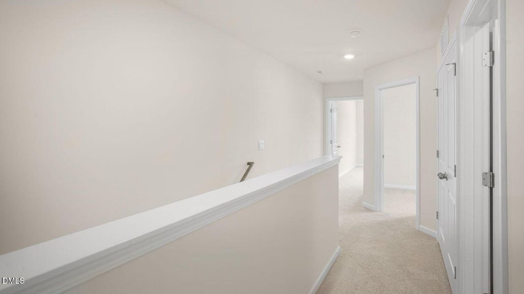 Spacious, unfurnished interior of a new home in Thornton Townes, Raleigh (Image 21).