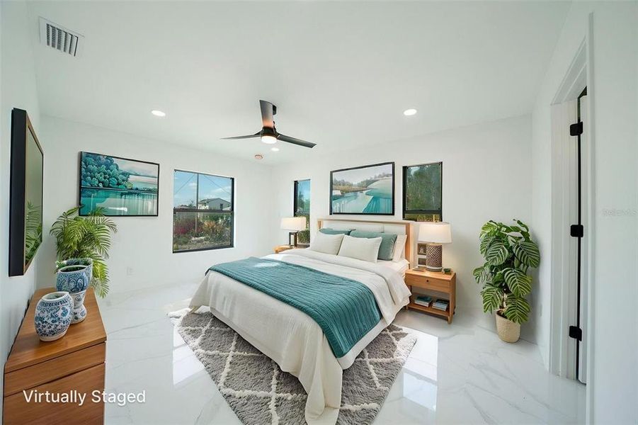 Furnished interior view inside a new home in , Punta Gorda (Image 8).