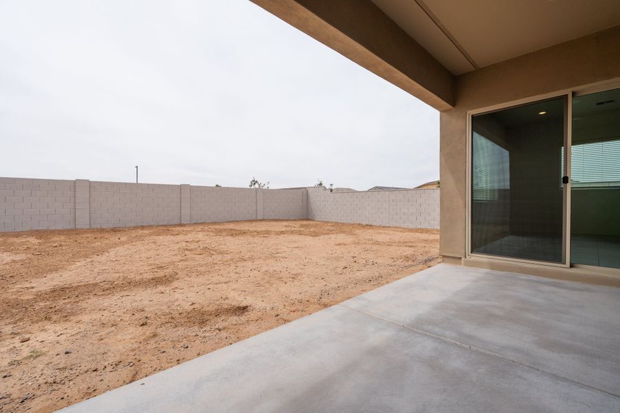 Exterior details and patio area of a home in Abel Ranch, Goodyear (Image 3).