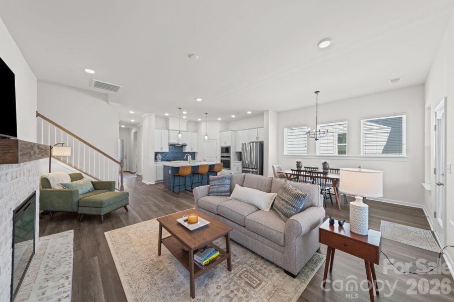 Furnished interior view inside a new home in , Waxhaw (Image 9).