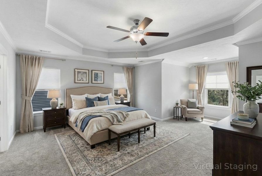 Furnished interior view inside a new home in Forrest Bluff, North Augusta (Image 9). Furnished interior view inside a new home in Forrest Bluff, North Augusta (Image 9).