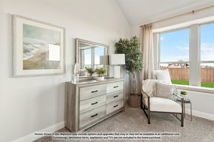 Furnished interior view inside a new home in North Grove, Waxahachie (Image 25).