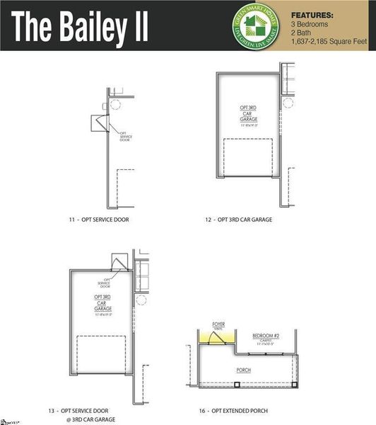2D floor plan layout of this home in Springwood Grove, Central, SC (Image 3).