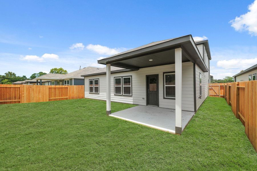 Exterior details and patio area of a home in Russell Ranch, Bay City (Image 3). Exterior details and patio area of a home in Russell Ranch, Bay City (Image 3).