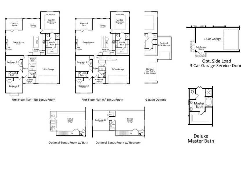 2D floor plan layout of this home in Central Estates, Summerville, SC (Image 3). 2D floor plan layout of this home in Central Estates, Summerville, SC (Image 3).