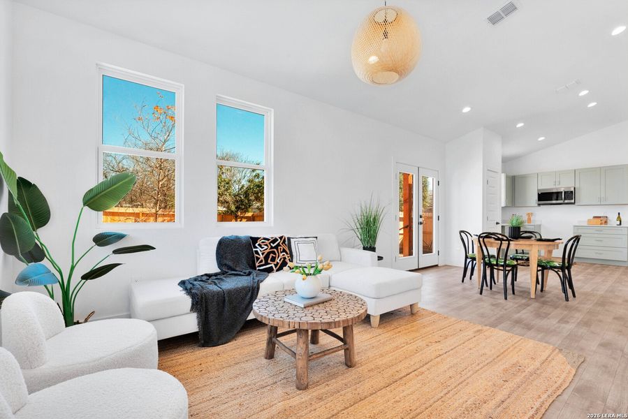 Furnished interior view inside a new home in , San Antonio (Image 7).