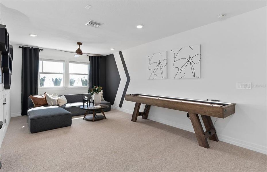 Model Home Design Only. Pictures and furnishings are for illustrative purposes only. Elevations, colors and options may vary. Furniture is for model home staging only.?