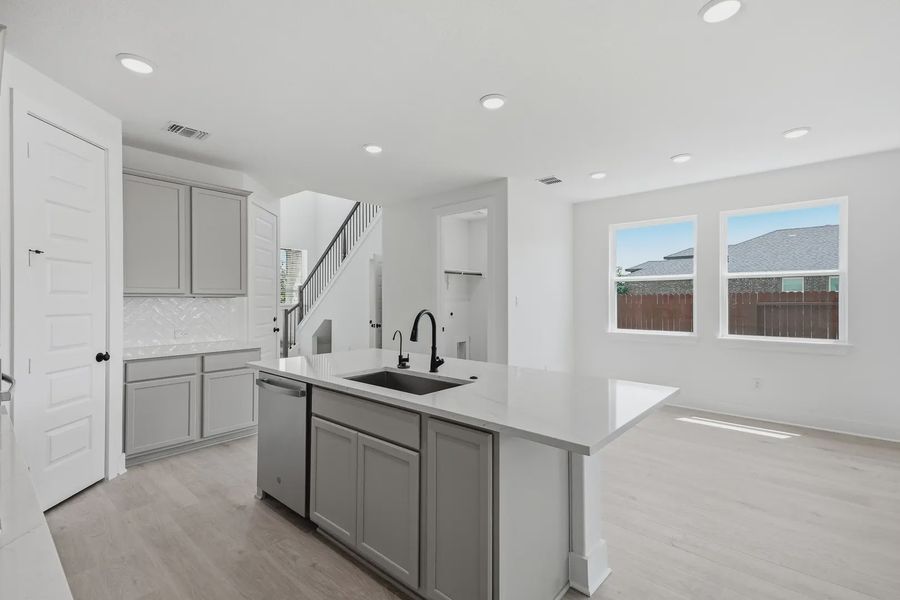 Furnished interior view inside a new home in Stillwater Ranch, San Antonio (Image 9).