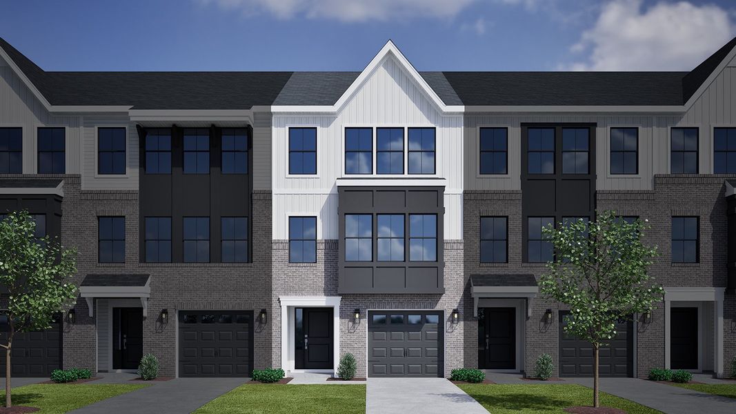 Representative exterior photo of a completed home built from the Tigerlily - Genesis Value Collection by Mungo Homes in Edwards Station, Taylors, SC (Image 19).