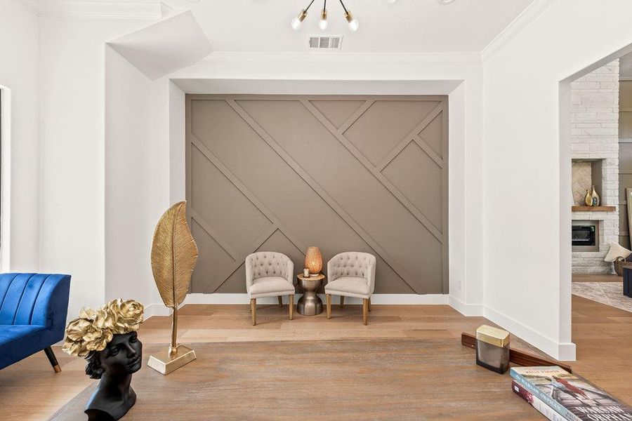 Furnished interior view inside a new home in , Canyon Lake (Image 17). Furnished interior view inside a new home in , Canyon Lake (Image 17).