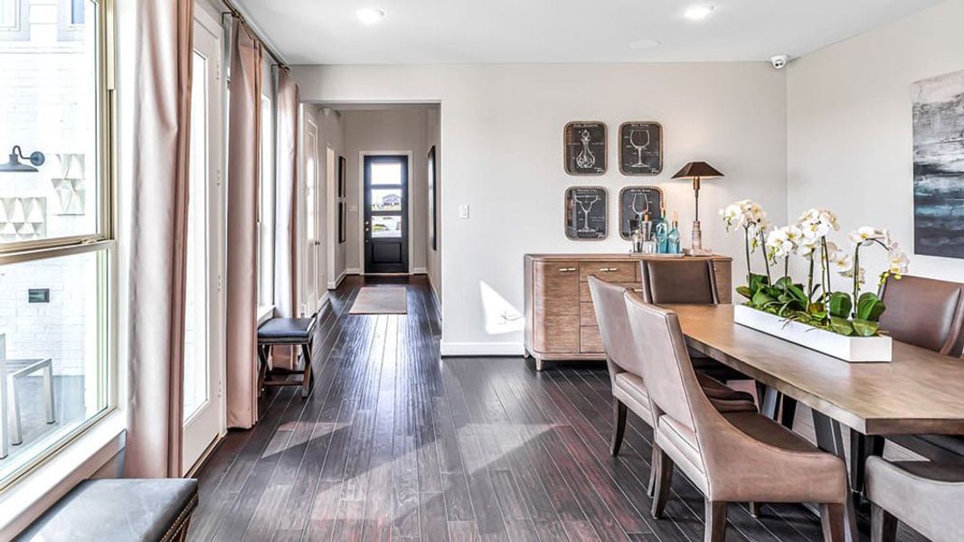 Furnished interior view inside a new home in Avalon at Cypress, Cypress (Image 11).