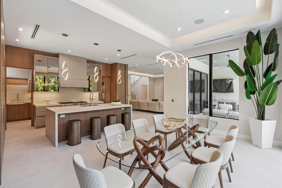 Furnished interior view inside a new home in , Boca Raton (Image 32). Furnished interior view inside a new home in , Boca Raton (Image 32).