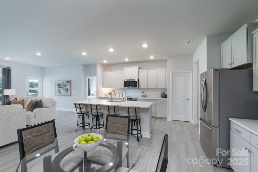 Furnished interior view inside a new home in Swann Hills, Statesville (Image 28).