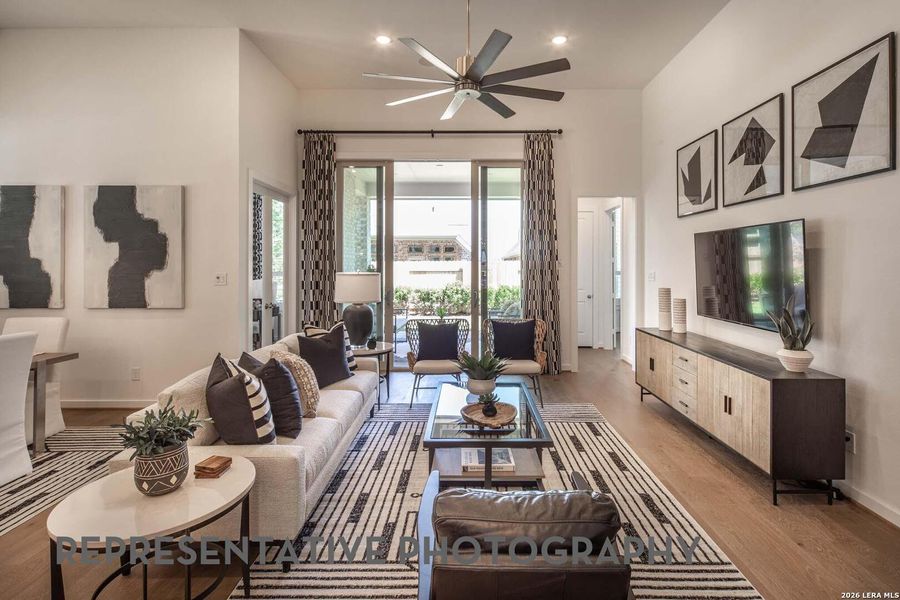 Furnished interior view inside a new home in The Ranches at Creekside, Boerne (Image 5).